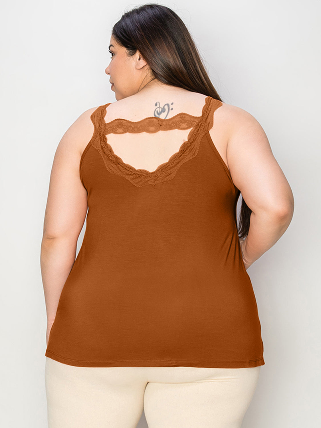 Basic Bae Full Size Lace Detail V-Neck Cutout Cami Shop One Place