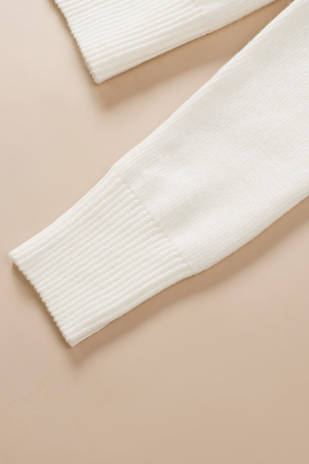 Ruched Sweetheart Neck Long Sleeve Sweater Shop One Place