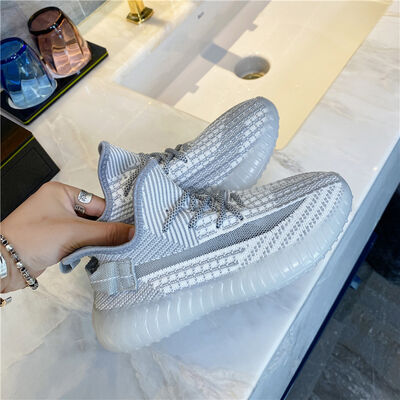 Mesh Lace-Up Platform Athletic Shoes Shop One Place