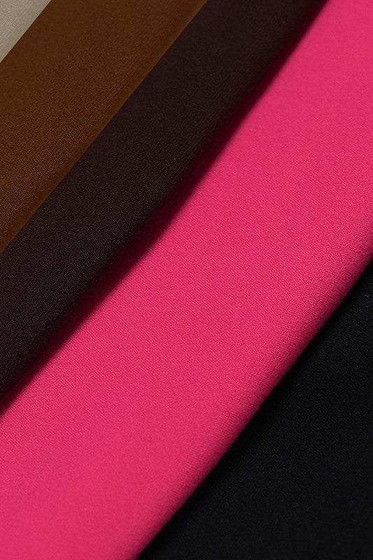 Solid zippered long-sleeved sports jumpsuit Shop One Place