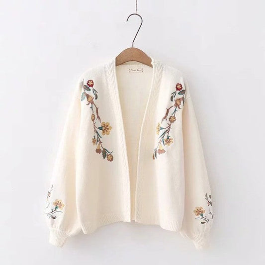Floral knit cardigan Shop One Place