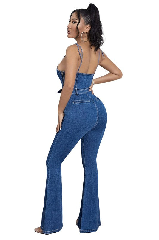 WOMEN FASHION DENIM JUMPSUIT Shop One Place