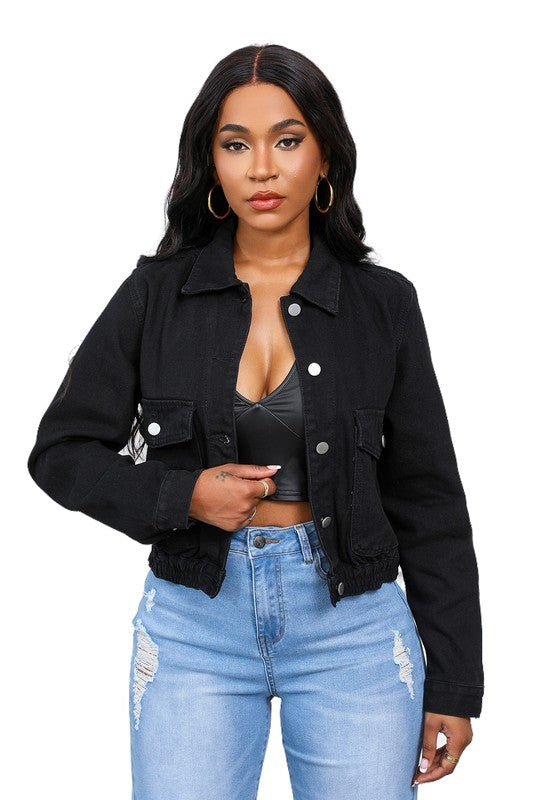 WOMEN FASHION DENIM JACKET Shop One Place