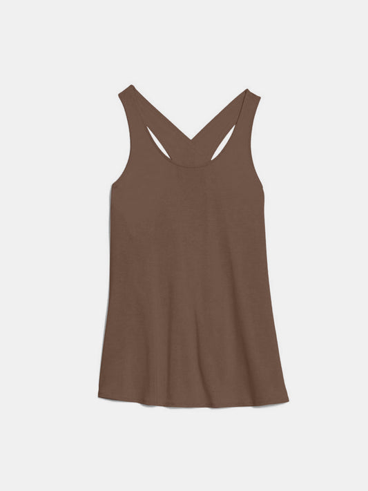 Crisscross Scoop Neck Active Tank Shop One Place