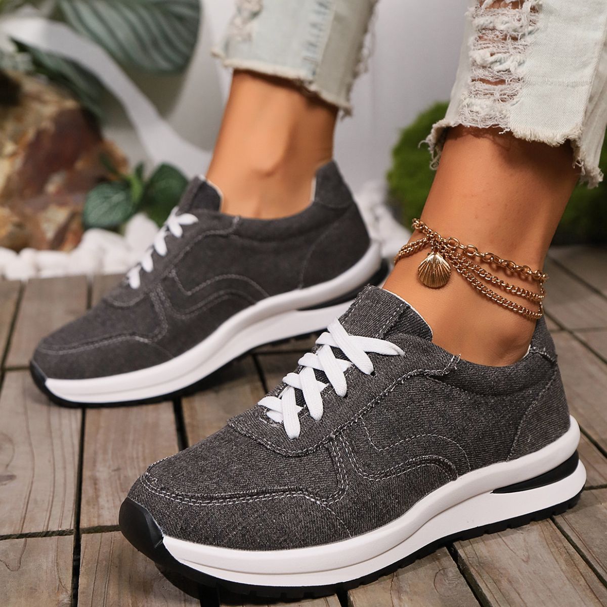 Lace Up Canvas Athletic Shop One Place