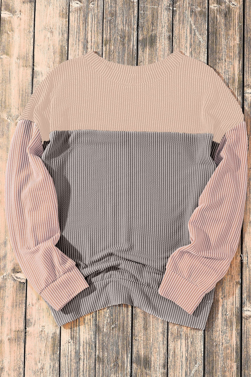 Color Block Dropped Shoulder T-Shirt Shop One Place