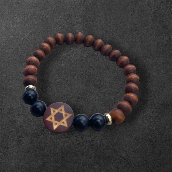 Star of David Bracelet with Natural Stones Shop One Place