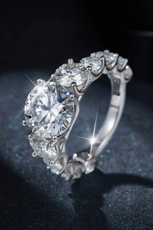 8 Carat Moissanite 925 Sterling Silver Ring Shop One Place