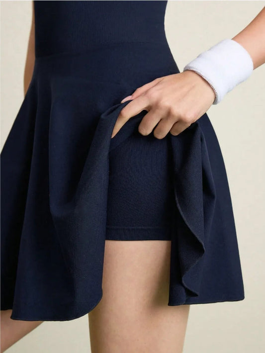 Backless Halter Neck Active Dress Shop One Place