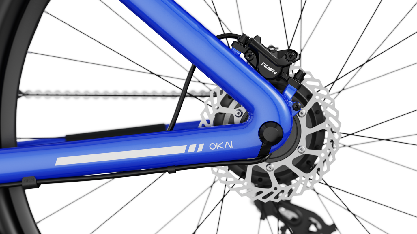 Bolt Blue Minimalist Step-Through E-Bike – 62-Mile Range, 20 MPH Top Speed Shop One Place