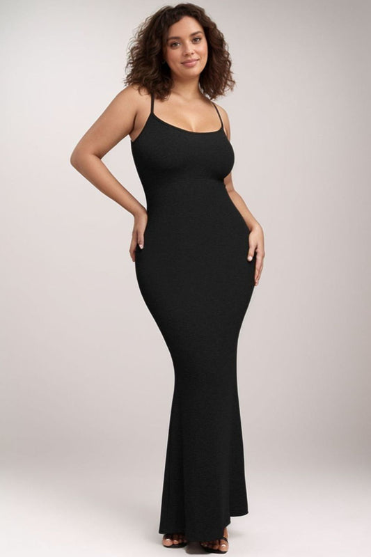 Basic Bae Built-In Shapewear Sleeveless Maxi Dress Shop One Place