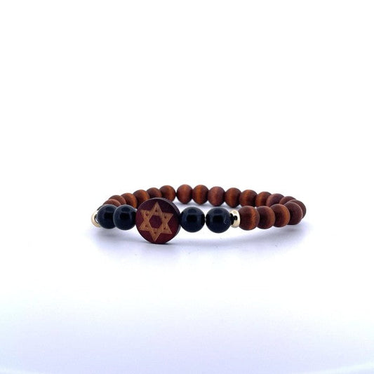 Star of David Bracelet with Natural Stones Shop One Place