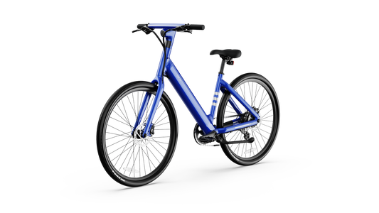 Bolt Blue Minimalist Step-Through E-Bike – 62-Mile Range, 20 MPH Top Speed Shop One Place