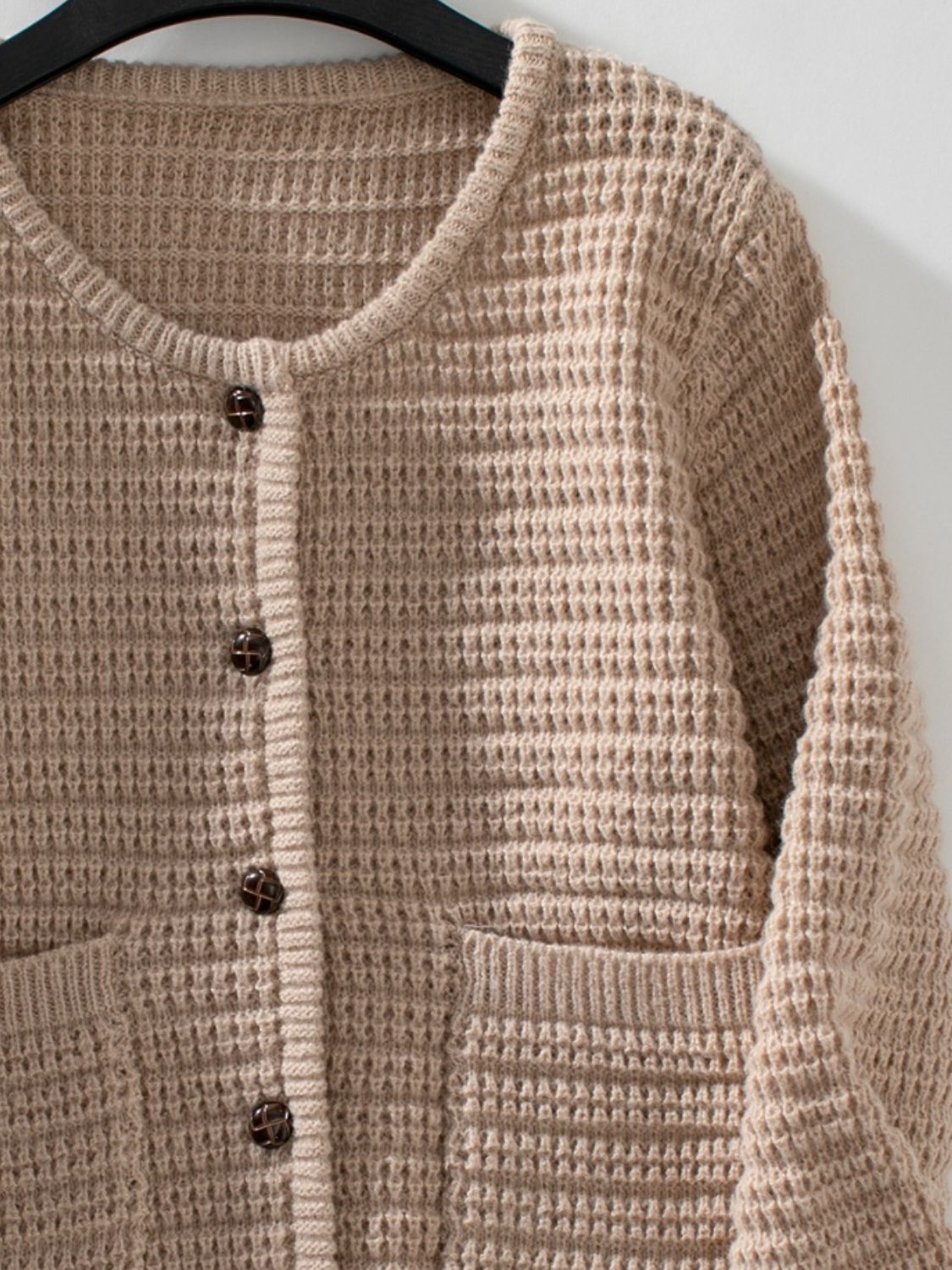 BUtton Up Long Sleeve Cardigan Shop One Place