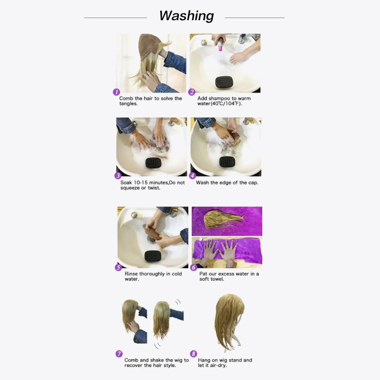 13*3" Lace Front Wigs Synthetic Long Wavy 24" 130% Density Shop One Place
