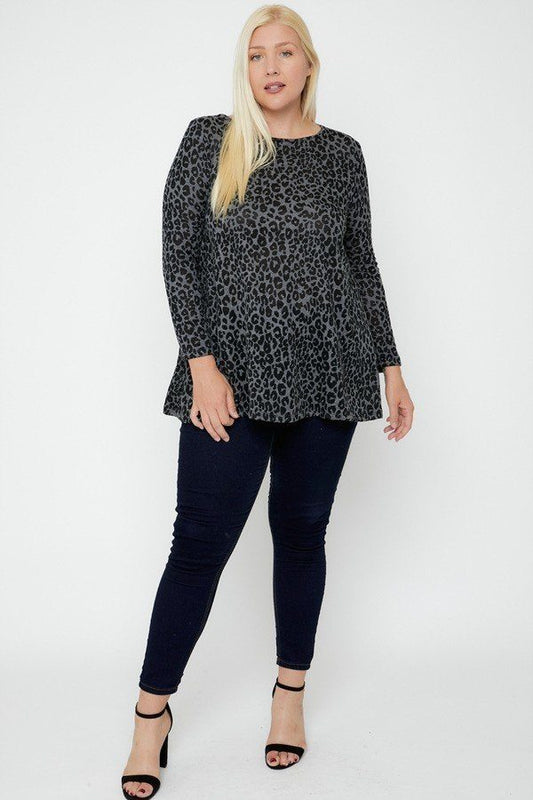 Cheetah Print Tunic Shop One Place