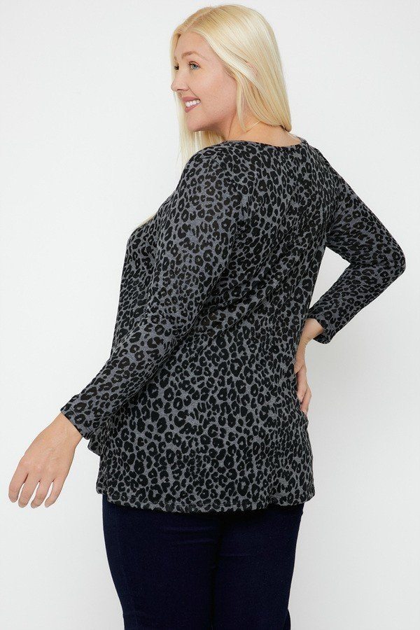 Cheetah Print Tunic Shop One Place