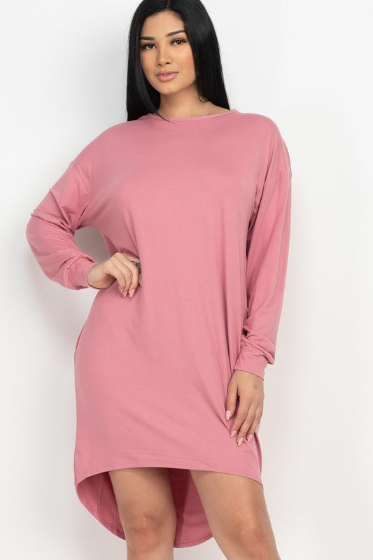 Cozy High Low Dress Shop One Place