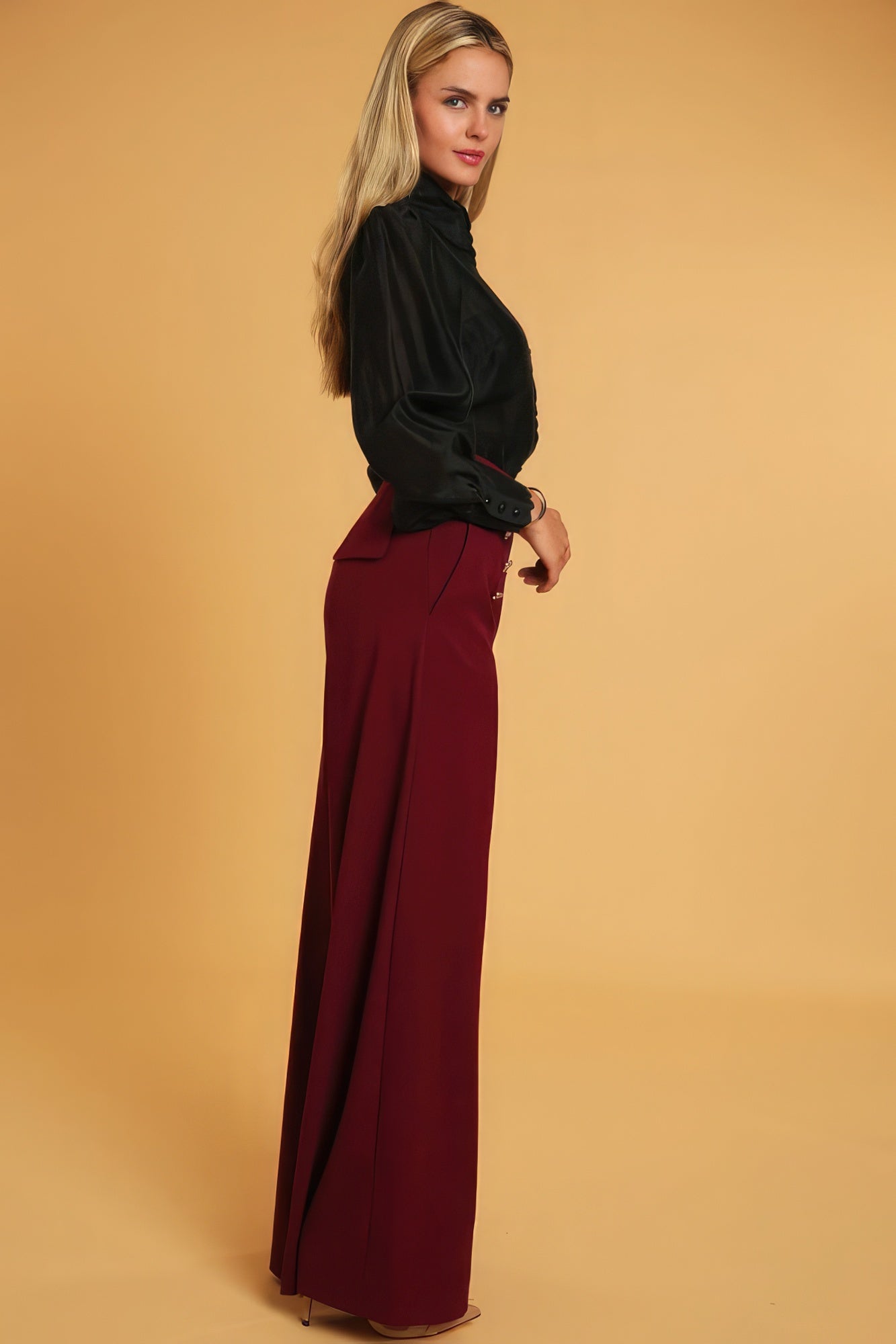 High Waisted Dressy Pants Shop One Place