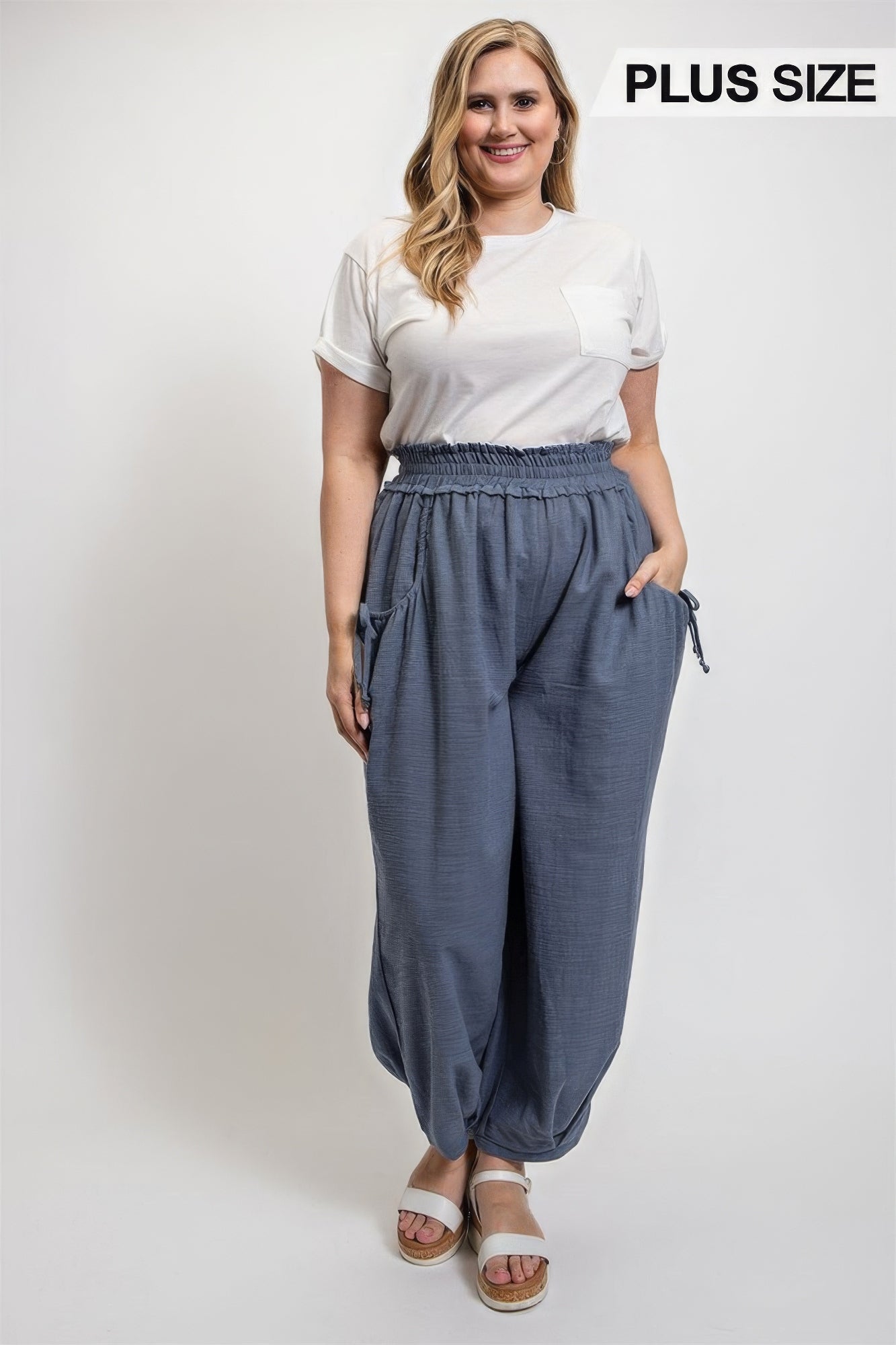 Voluminous Relaxed Fit Pant With Side Pocket Shop One Place