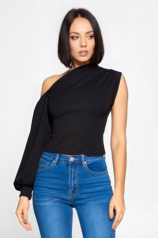 Ladies One-shoulder Top Shop One Place