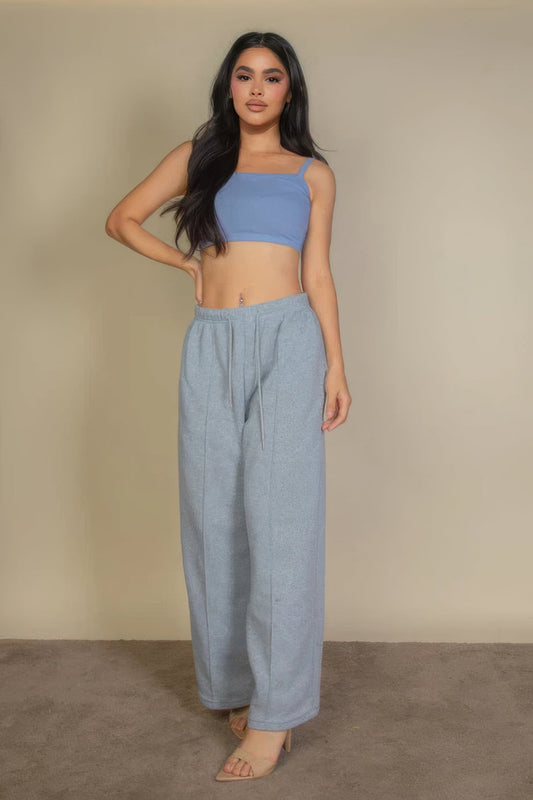 Ribbed Knit Cami Crop Top Shop One Place