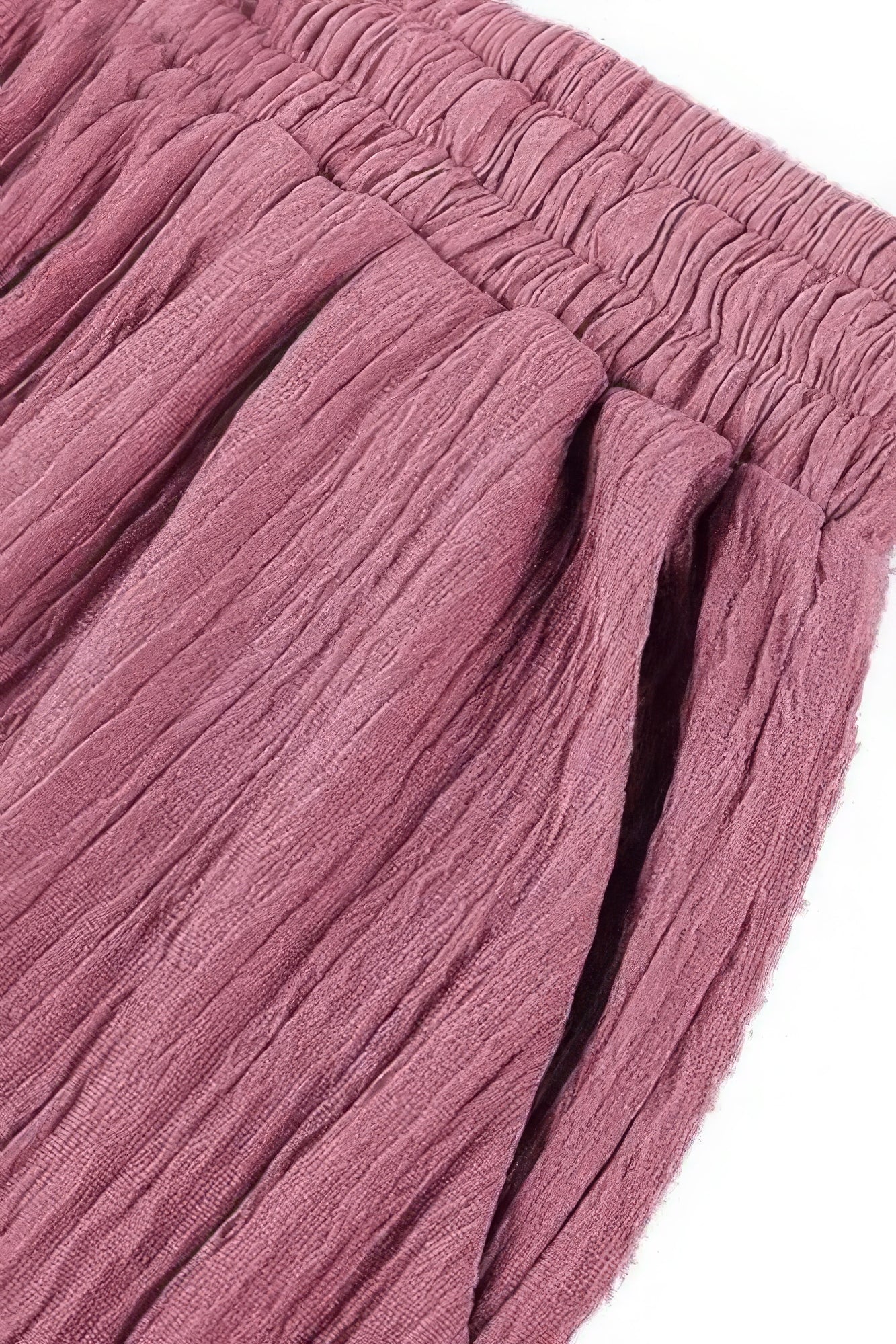 Textured Wide Leg Palazzo Pants Shop One Place