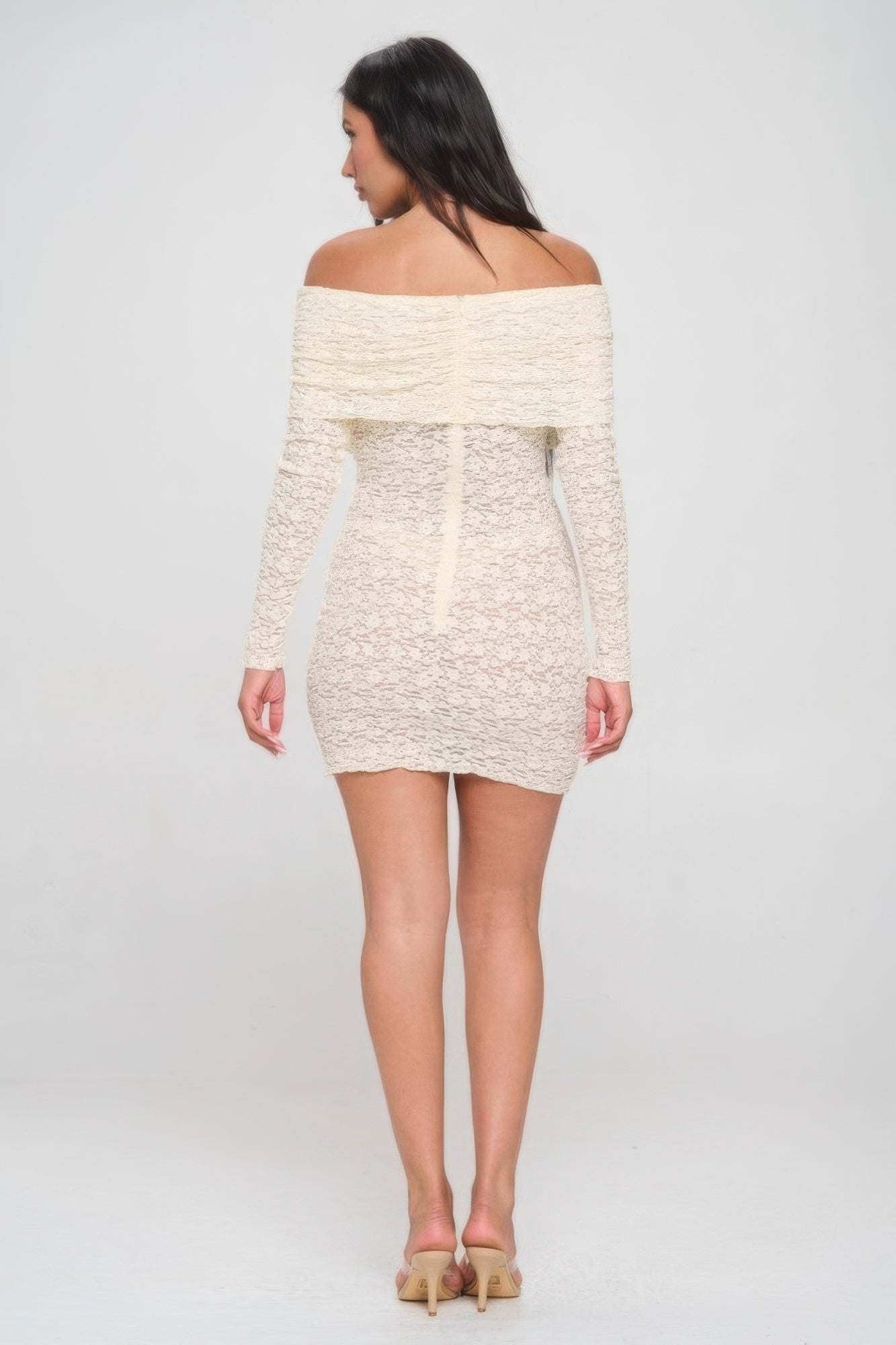 Off Shoulder Lace Dress Shop One Place