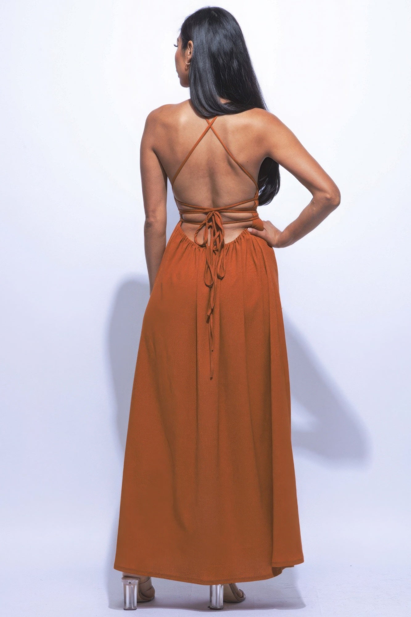 Side Slit Maxi Skirt Shop One Place