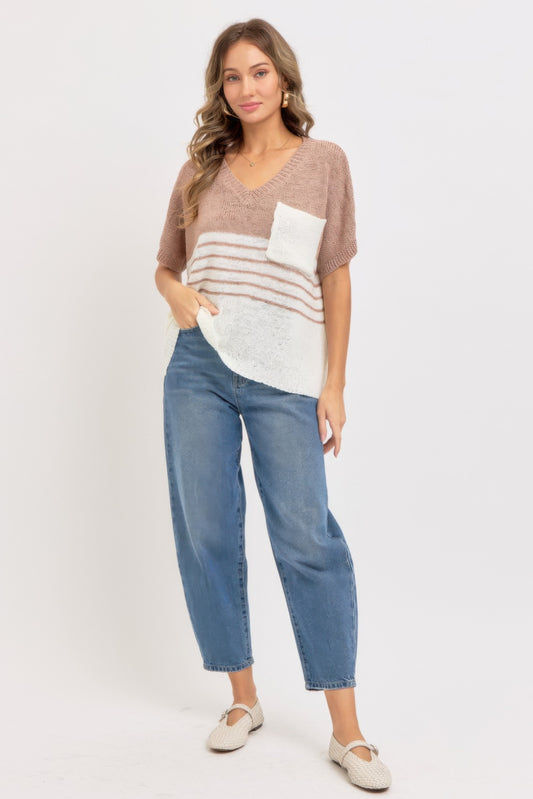 Casual Oversized Knit Top Shop One Place