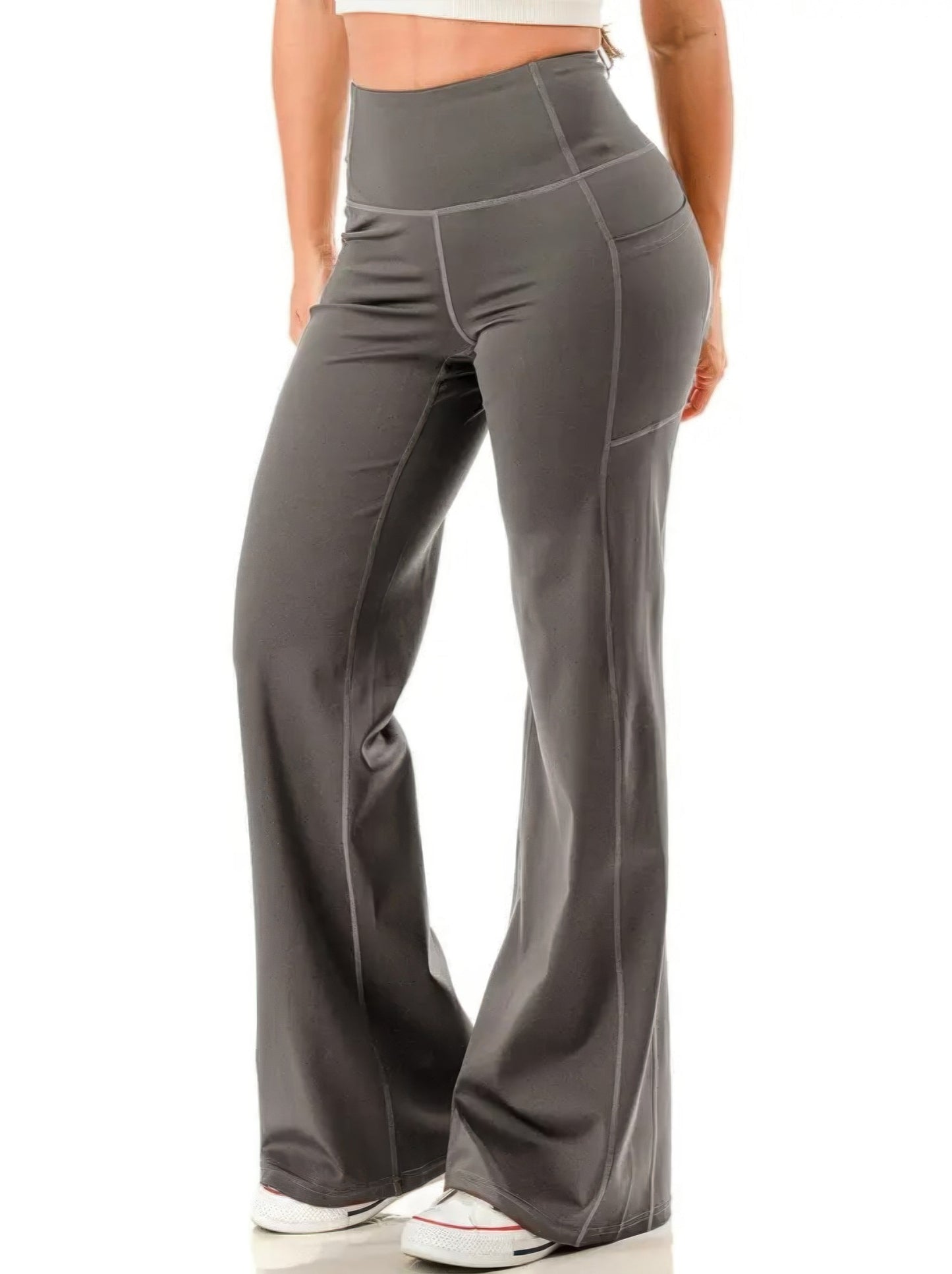 Wide Leg Flare Yoga Pants Shop One Place