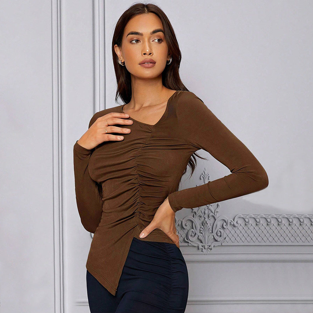 French Elegant Lady Like Slim Top Shop One Place
