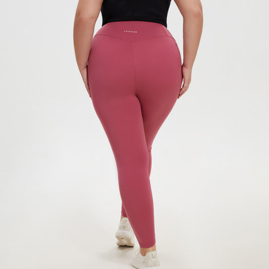 Plus Size High Waist Stretch Tight Yoga Pants - Shop One Place