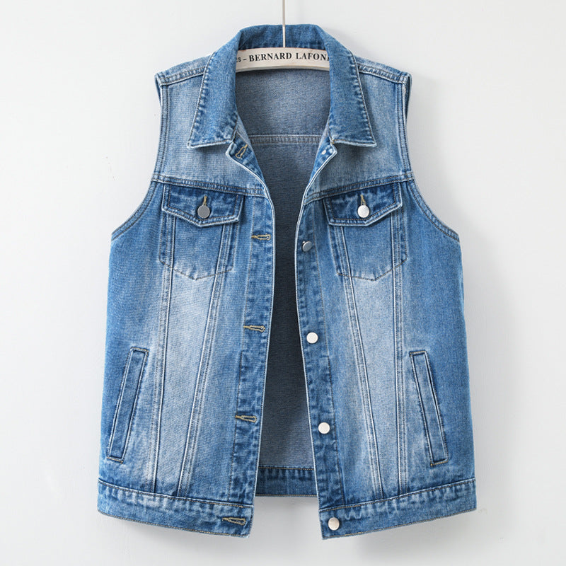 Niche Design Denim Vest Shop One Place