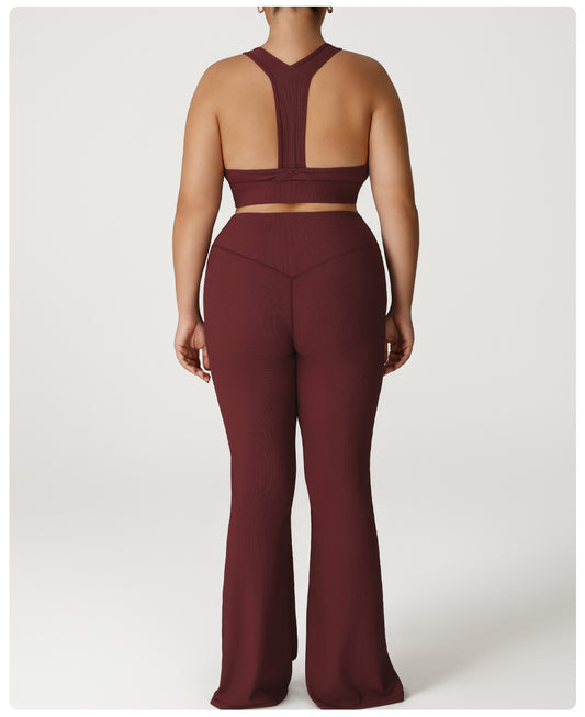 High Waist Cutout Yoga Set