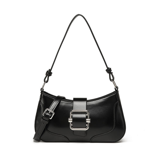 Retro Office Underarm Baguette Moon Bag Shop One Place