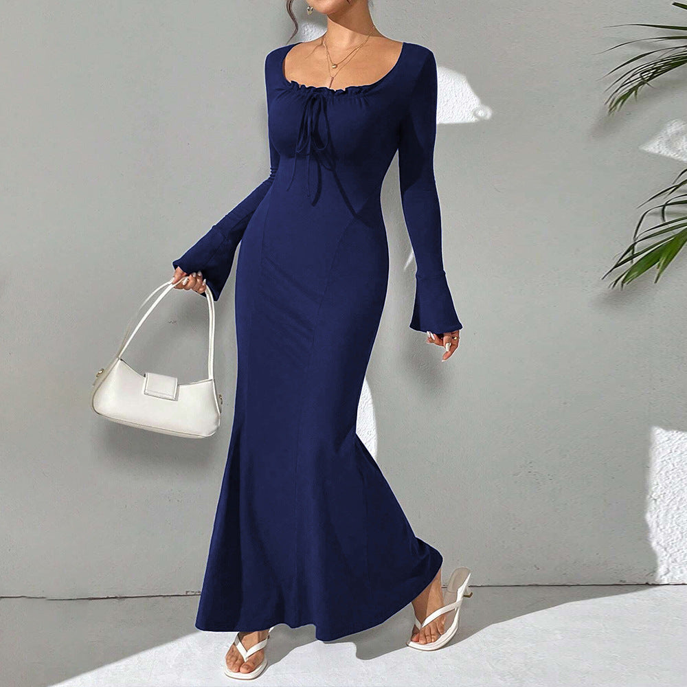 Simple Elegant Niche Maxi Dress Shop One Place