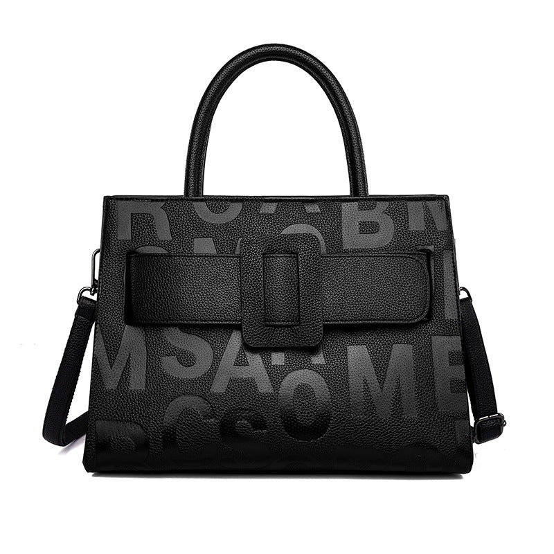 Large Capacity Letter Graphic Handbag Shop One Place