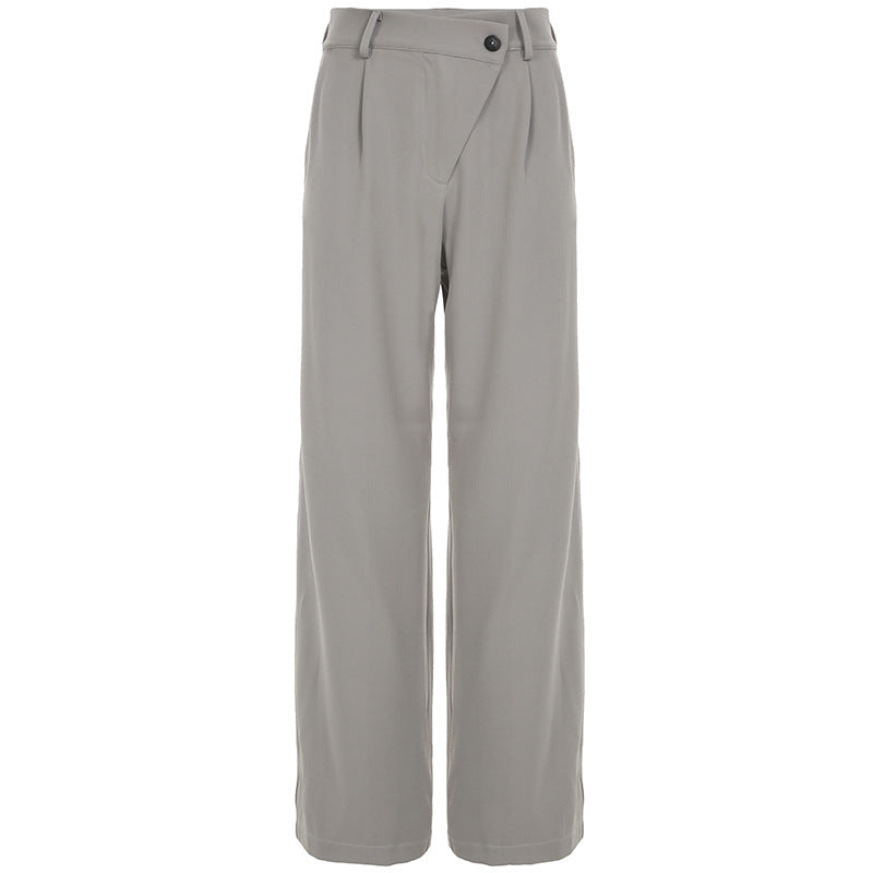 Street City High Waist Loose Casual Pants Shop One Place