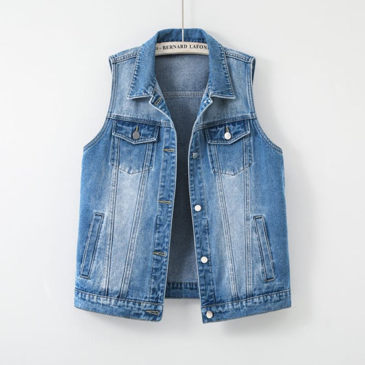 Niche Design Denim Vest Shop One Place