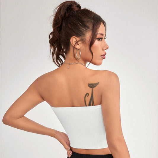 Tight Thread Knitted Elastic Corset Sports Vest Shop One Place