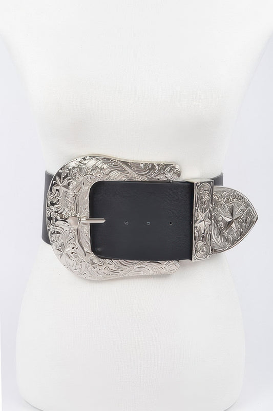Oversized Buckle Plus Size Belt Shop One Place