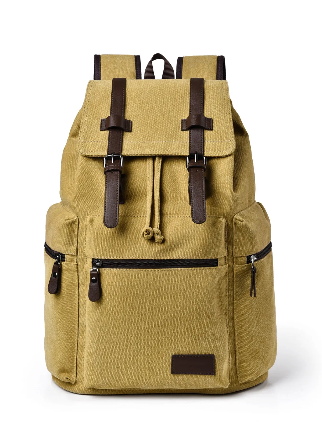 Canvas Backpack Bag with Buckle Straps Shop One Place
