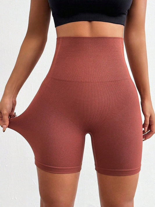 Seamless High Waist Active Shorts Shop One Place