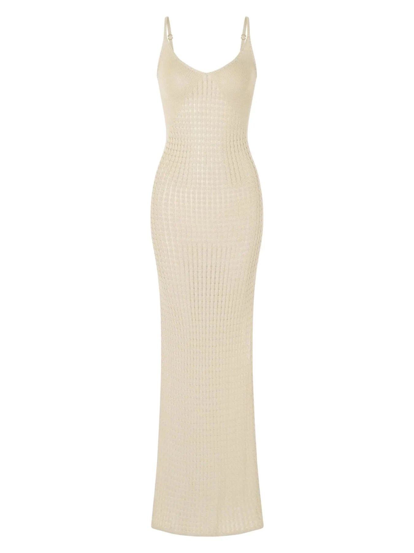 Side Slit Maxi Cami Sweater Dress Shop One Place