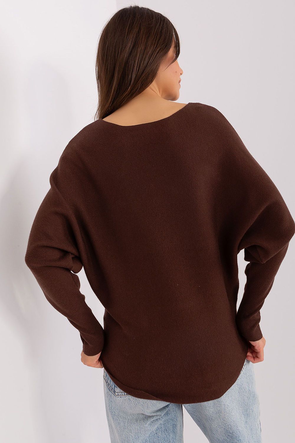 Brown Women's Batwing Sweater Shop One Place