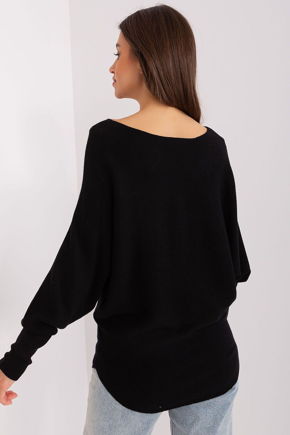 Black Women's Batwing Sweater Shop One Place