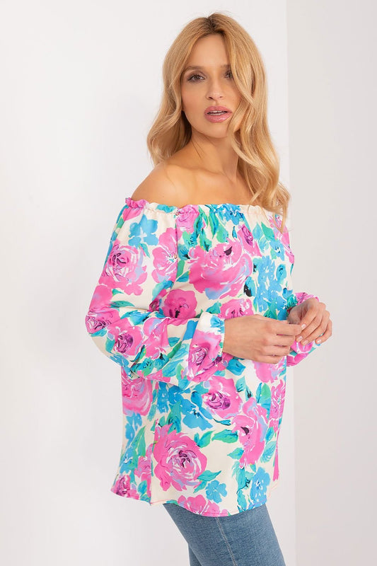 Rue Paris Floral Off Shoulder Blouse Shop One Place