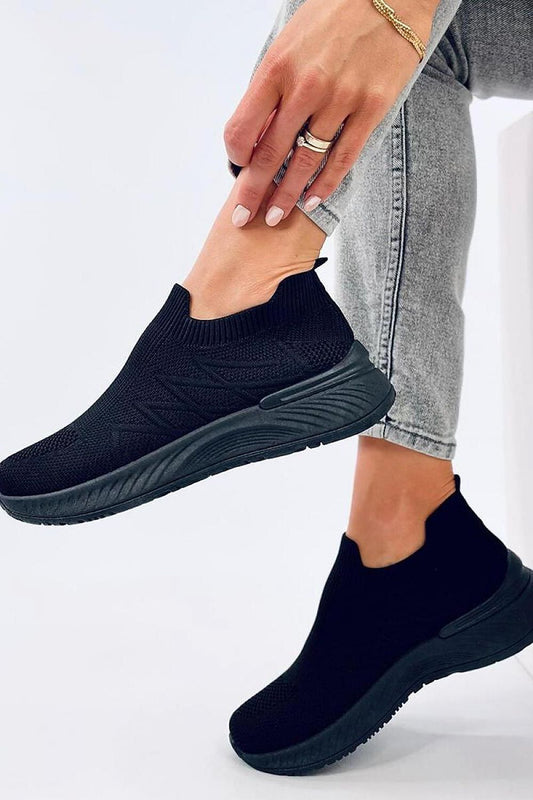 Black Inello Slip-on Sport Shoes Shop One Place