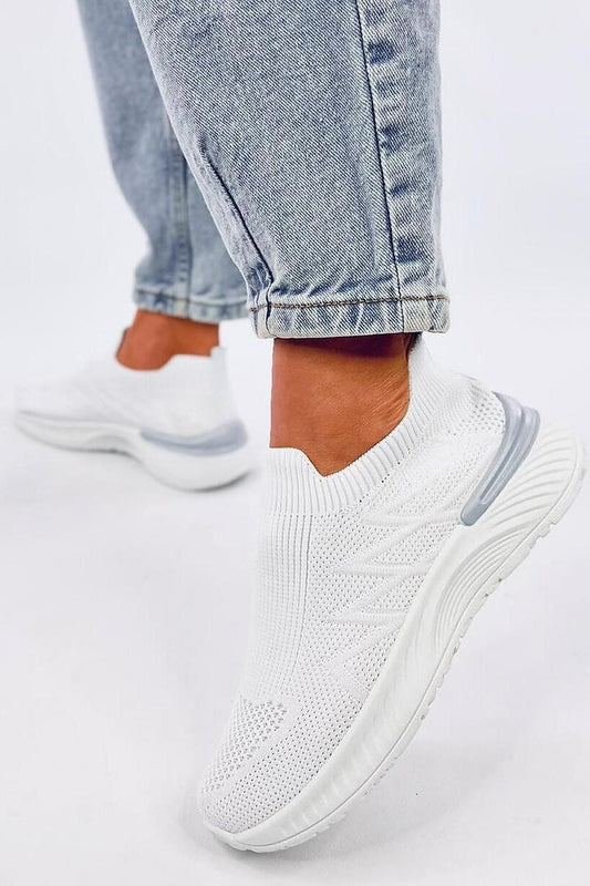 White Inello Slip-on Sport Shoes Shop One Place